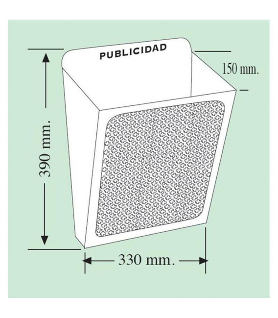 Cesta Publicidad Rejilla Grande