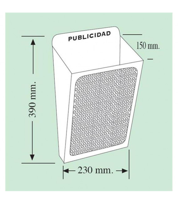 Cesta Publicidad Rejilla Pequeña