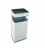 Papelera Rectangular Acero Inox.