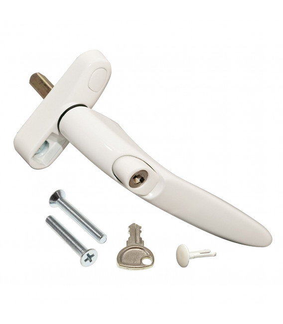 MANILLA C/LLAVE ALUMINIO BLANCO