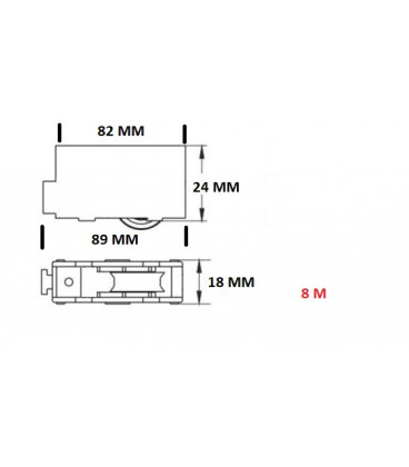 RODAMIENTO METALICO 8M