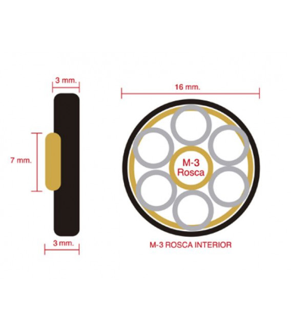 Rodamientos de Mampara Mod. Stan 16 (4 Uds.)