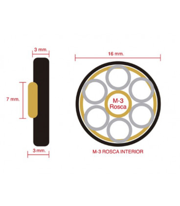 Rodamientos de Mampara Mod. Stan 16 (4 Uds.)