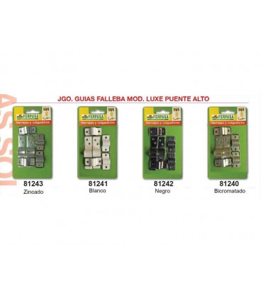 CONJUNTO GUIAS MANILLA FALLEBA  MOD. LUXE