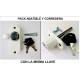 Pack Cerradura Abatible y Corredera Misma llave