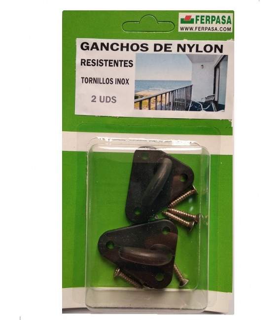 GANCHOS NYLON  (2 UDS)