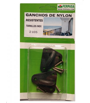 GANCHOS NYLON  (2 UDS)
