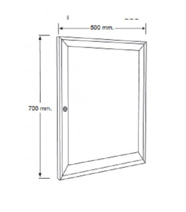 Tablón de Anuncios Aluminio