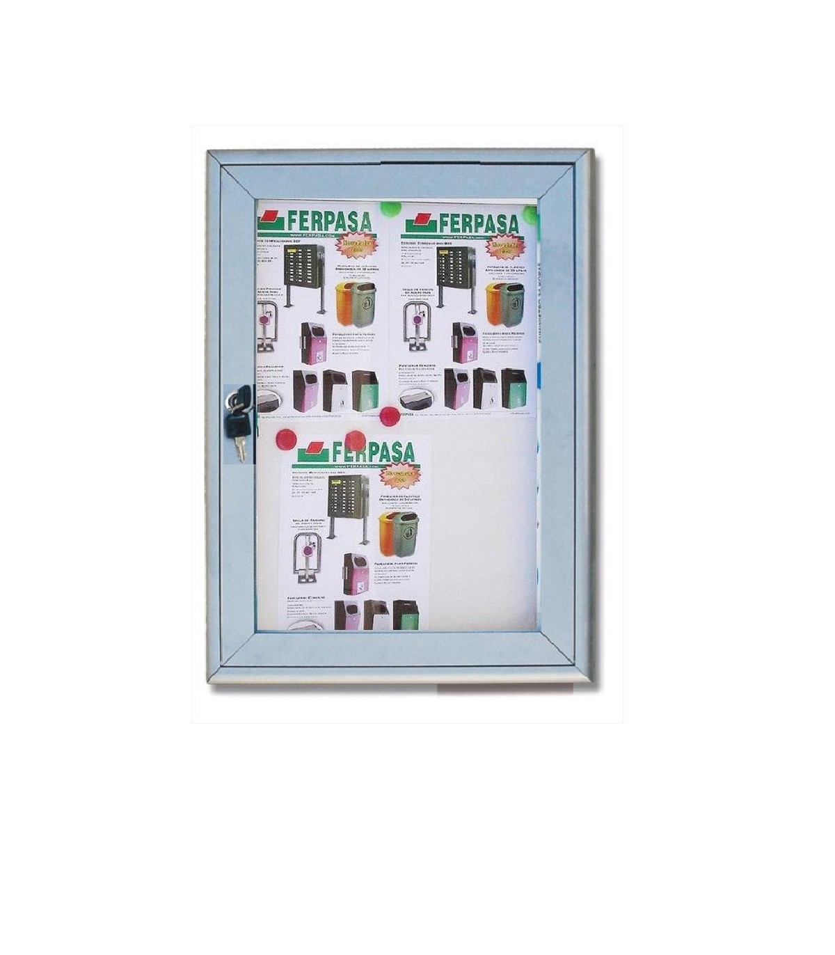 TABLÓN DE ANUNCIOS ALUMINIO