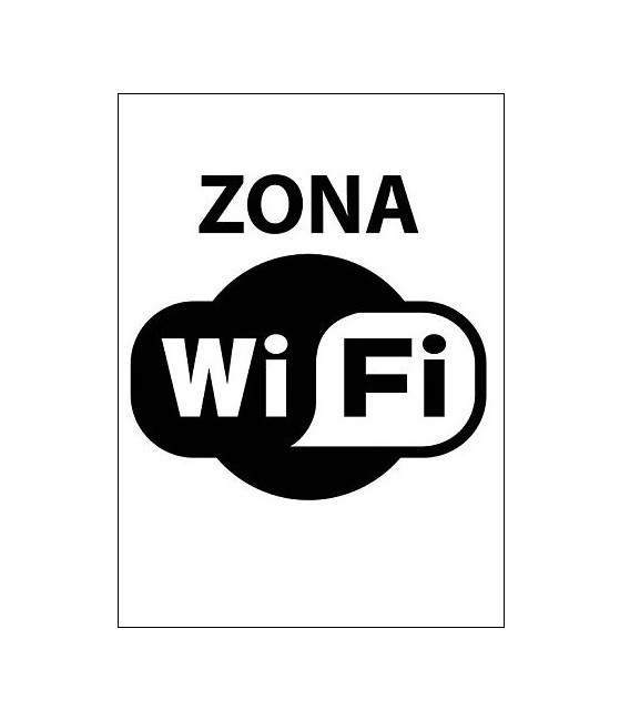 CARTEL ZONA WIFI