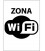 Cartel ZONA WIFI