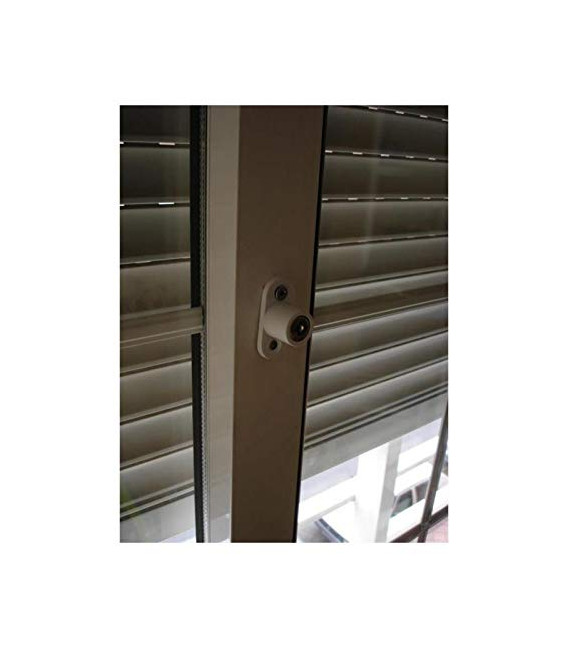 Cerradura de ventanas correderas Blanco PACK 2 - LLAVES IGUALES