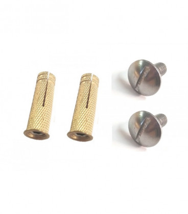 JGO. TACO Y TORNILOS INOX ANCLAJE LONA