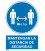 CARTEL DISTANCIA 1M