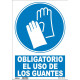 Cartel Distancia seguridad 1m
