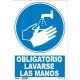 Cartel Distancia seguridad 1m