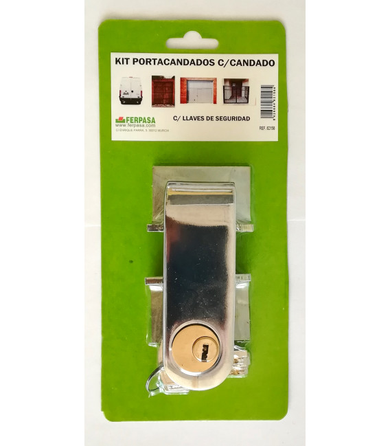 KIT PORTACANDADOS C/CANDADO U