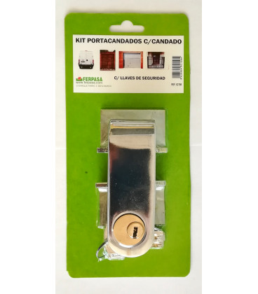 KIT PORTACANDADOS C/CANDADO U