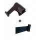 SOPORTE PARED C/CINTA EXTENSIBLE NEGRA