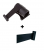SOPORTE PARED C/CINTA EXTENSIBLE NEGRA + SOPORTE FIN DE CINTA