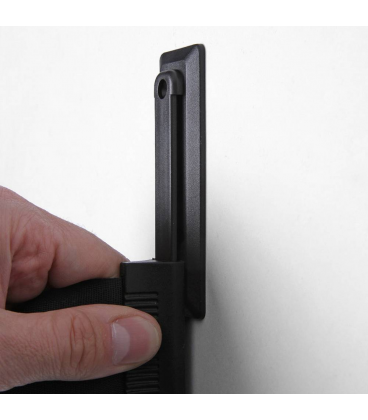 SOPORTE PARED C/CINTA EXTENSIBLE NEGRA