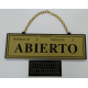 PICTOGRAMA "ABIERTO-CERRADO CON HORARIO"