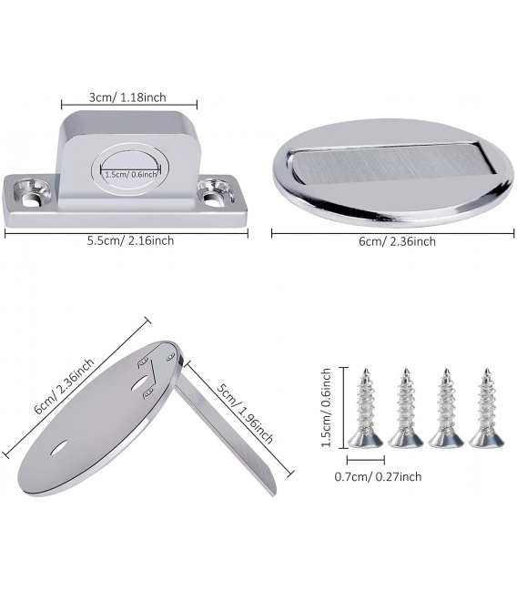TOPE PUERTA MAGNÉTICO ABATIBLE
