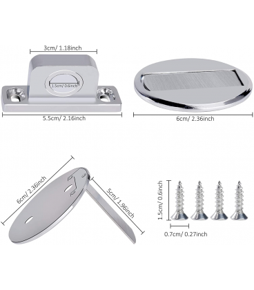 TOPE PUERTA MAGNÉTICO ABATIBLE