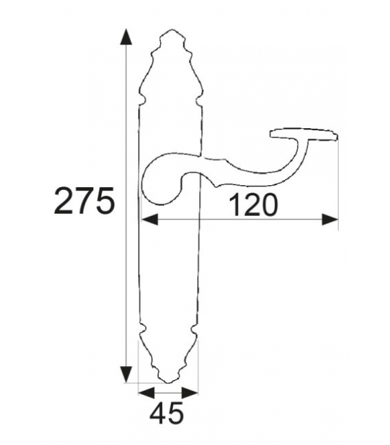 JUEGO MANIVELA RUSTICA NEGRA