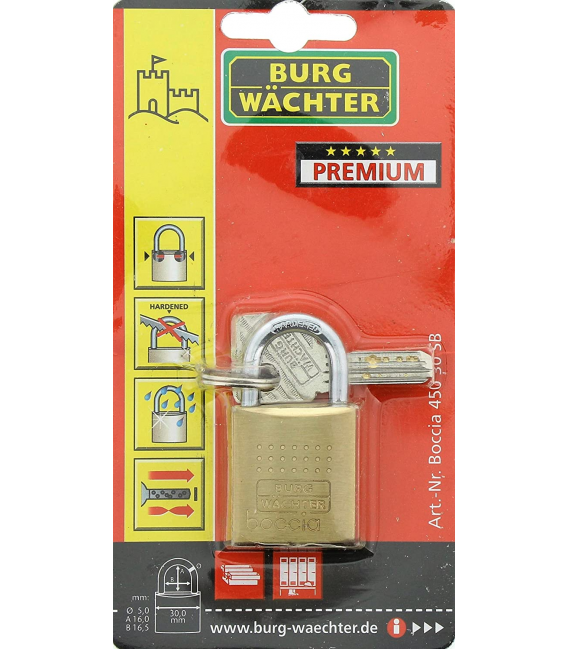 Candado Boccia 450 30 SB