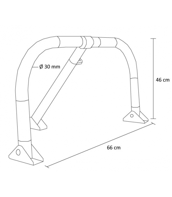 VALLA PARKING ZINCADA CON PORTACANDADO