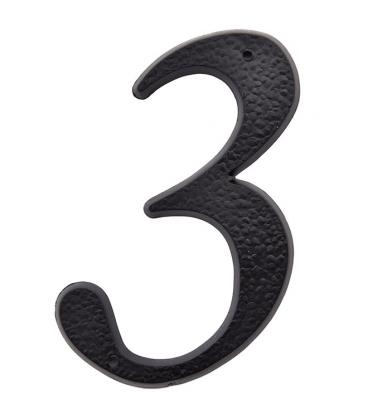 NUMERO "RUSTIC" PLASTICO