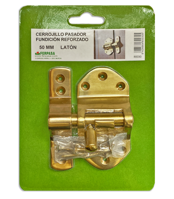 CERROJILLO PASADOR FUNDICION REFORZADO