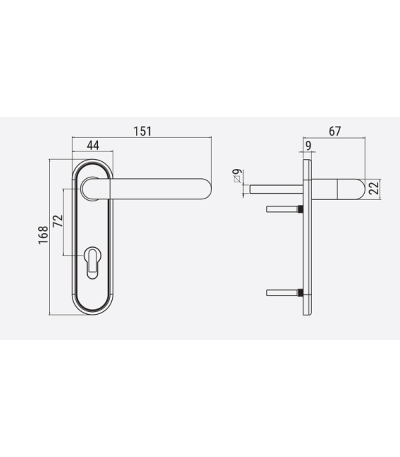 Jgo Manilla cortafuegos con bocallave