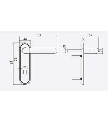 Jgo Manilla cortafuegos con bocallave