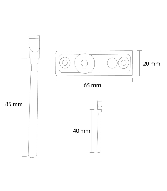 Cerradura Para Ventanas Mod. Easy