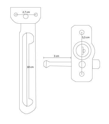 Retenedor con llave Mod. Retainlock
