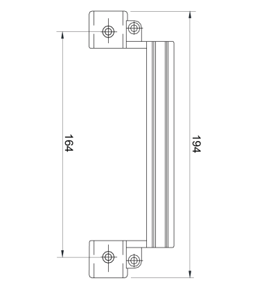 Asa tirador desplazada