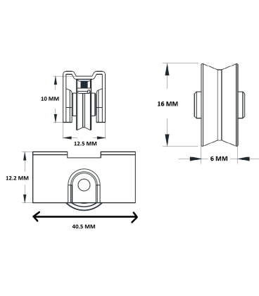 Rodamiento Metálico Mod. 1M Pack 2