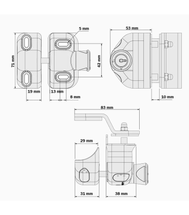 Pasador Magnético Con Llave