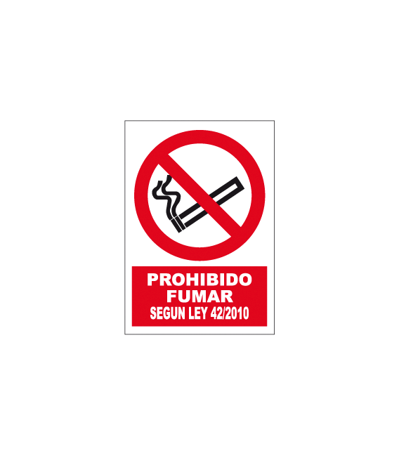 CARTEL PROHIBIDO FUMAR