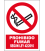 Cartel Nº3008 PROHIBIDO FUMAR 29,7x21 CM