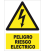 Cartel Nº7000 PELIGRO RIESGO ELECTRICO 29,7x21 CM