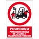 CARTEL ADHESIVO PROHIBICION