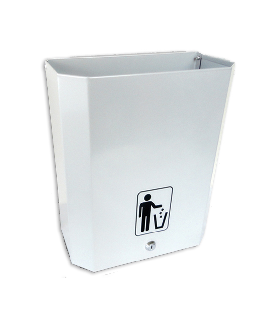 PAPELERA EXAGONAL CON CERRADURA