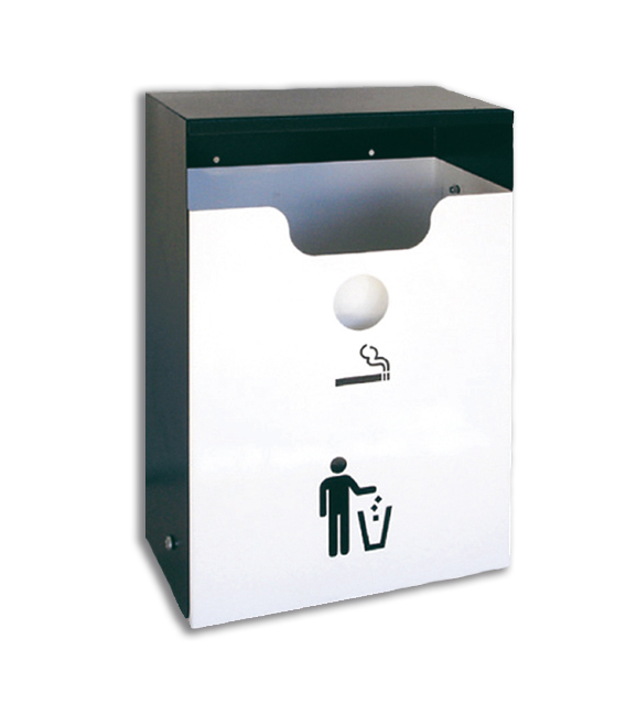 Papelera Quadra con Cenicero