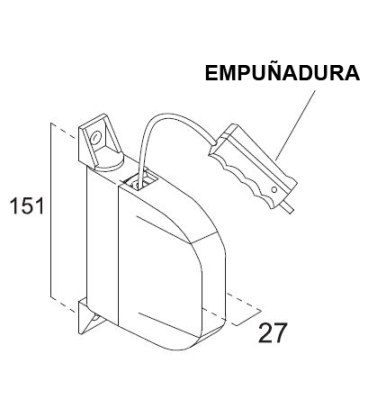RECOGEDOR CORDÓN CON EMPUÑADURA