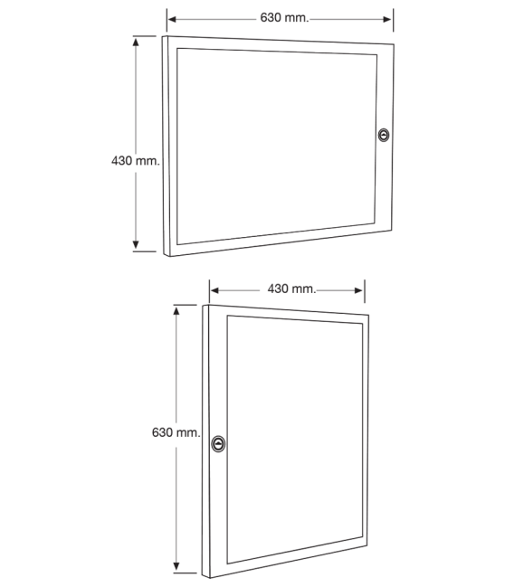 Tablon de Anuncios Acero Termolacado