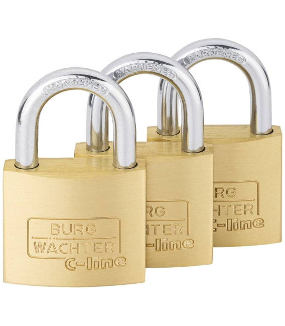Candado Trio LLaves Iguales 222
