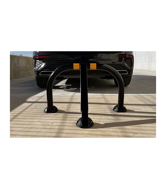 VALLA PARKING CON CERRADURA NEGRA